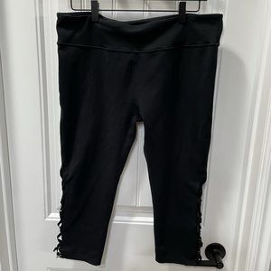 Fabletics Leggings with Crisscross Detailing